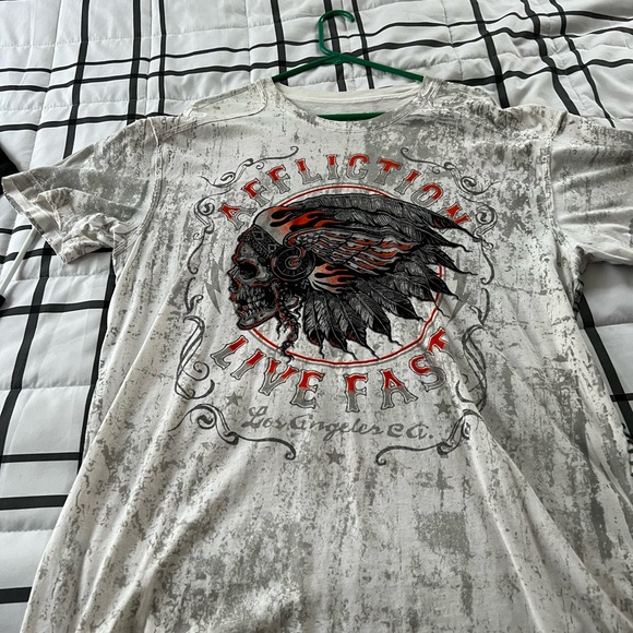 Men’s xl short sleeve affliction T-shirt - Picture 1 of 2